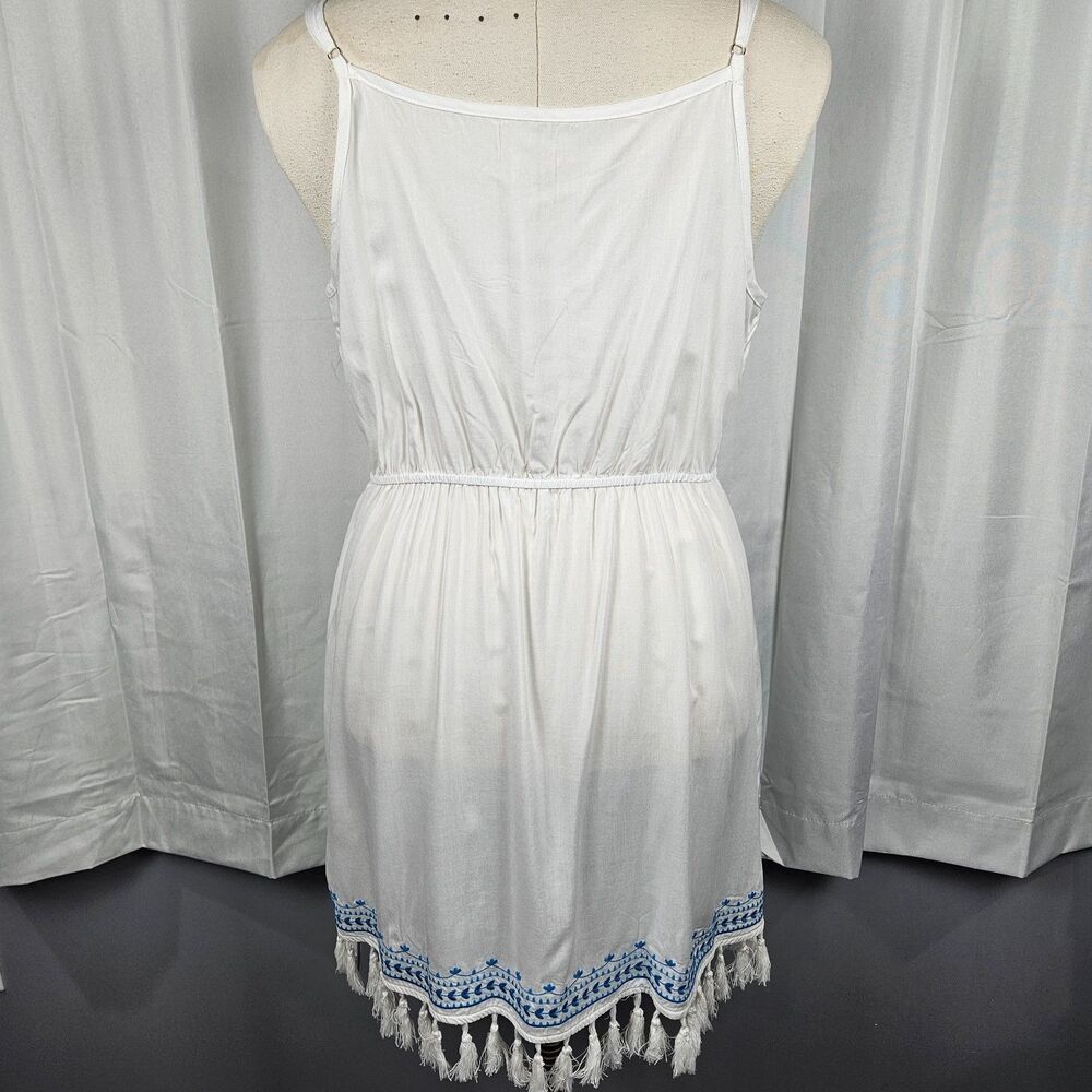 NWT Cupshe Swimsuit Coverup Beachy Boho Fringe 100 Viscose Large - Picture 4 of 12